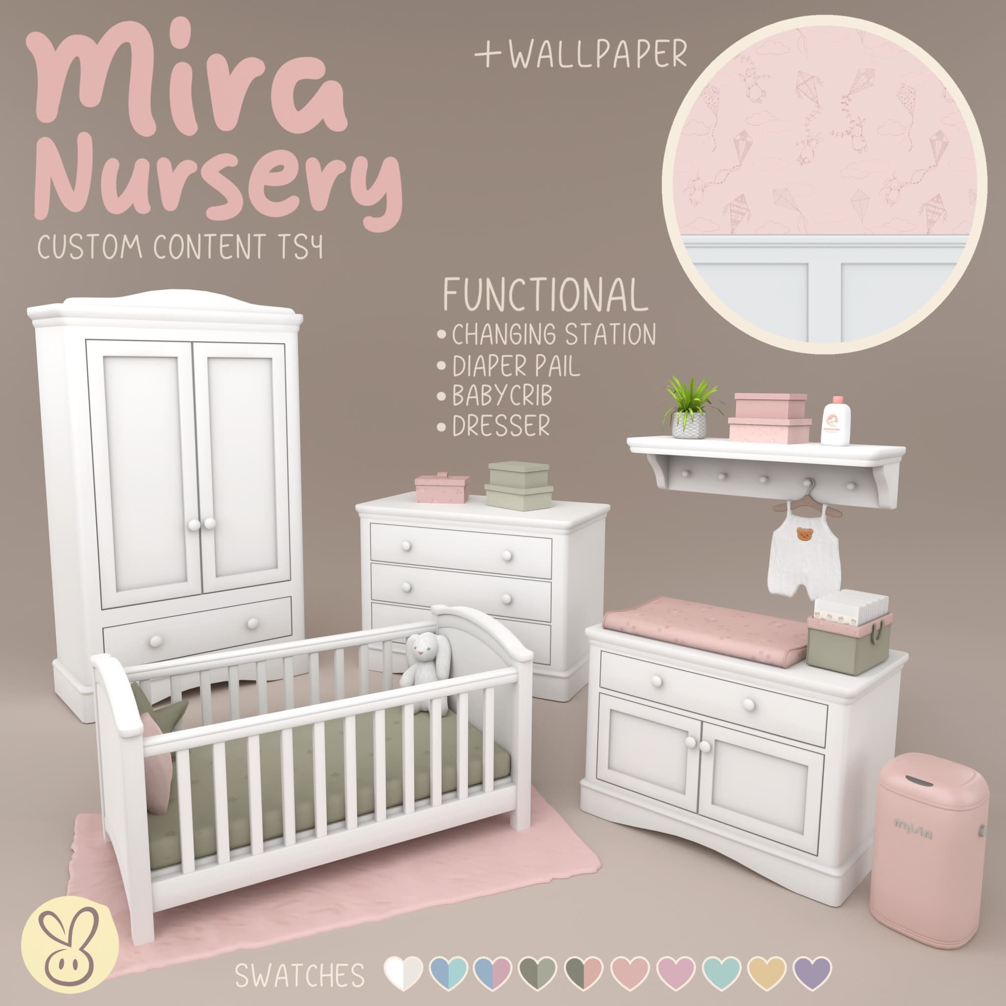 Скриншот мода Набор для детской Mira Nursery